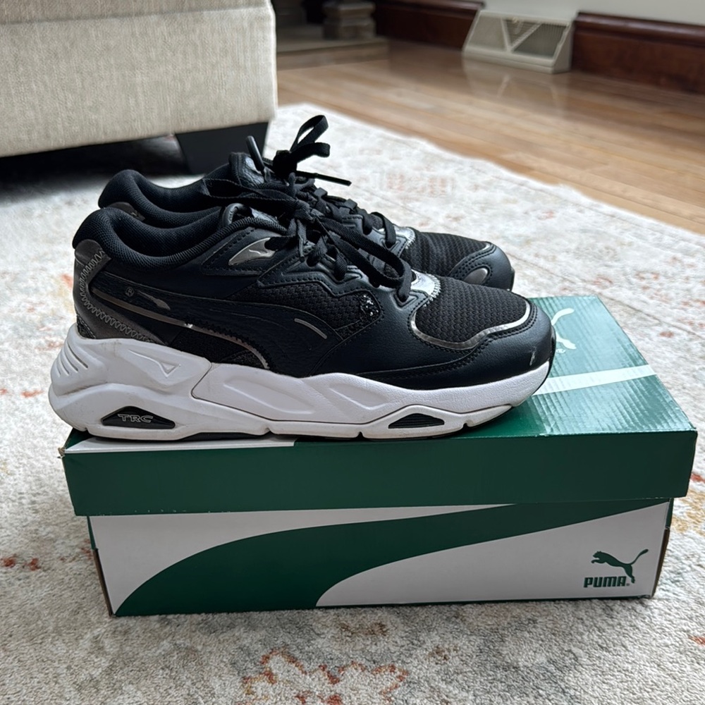Puma Black and White Sneakers
